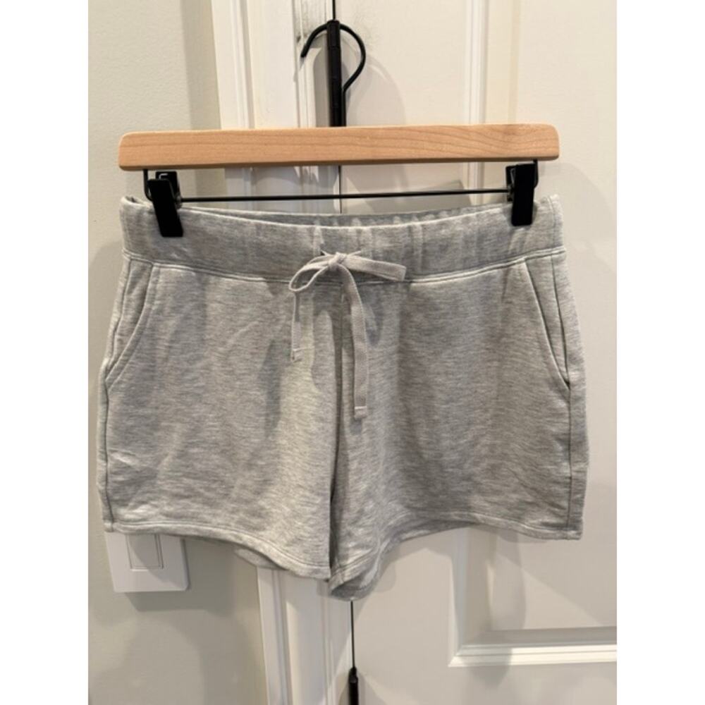 Quince NWOT XS Bundle SuperSoft Fleece Shorts & Organic Rib Long Sleeve Tee - Picture 4 of 16